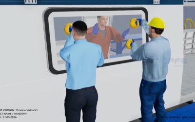 Portfolio: Train Window Installation Animation for Railway Manufacturing Training